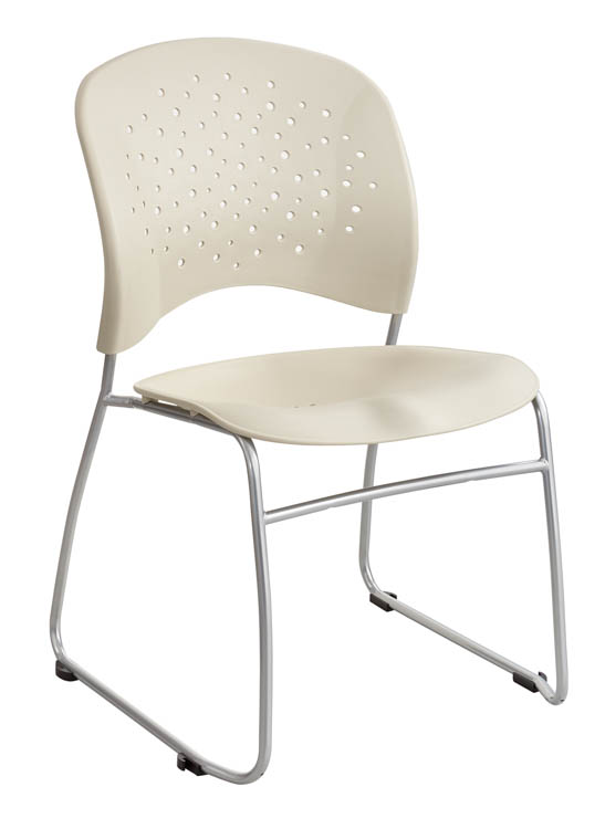 Guest Chair Sled Base Round Back (Qty. 2) by Safco Office Furniture