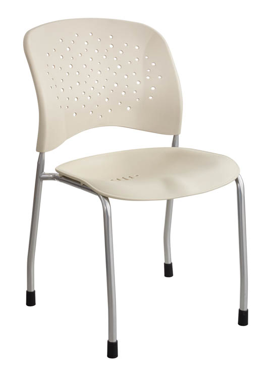 Guest Chair Straight Leg Round Back (Qty. 2) by Safco Office Furniture