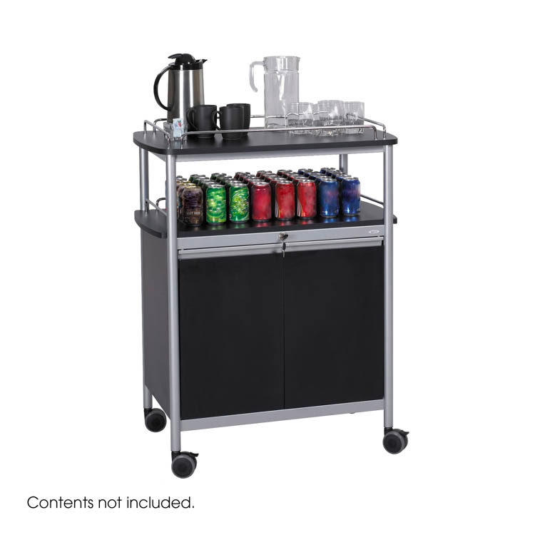 Mobile Beverage Cart by Safco Office Furniture