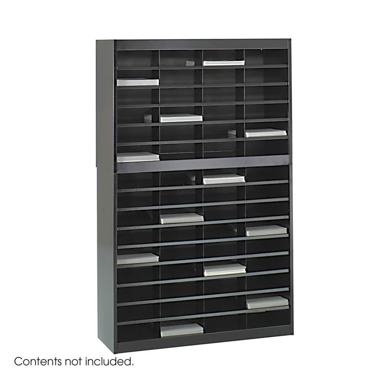Steel 60 Compartment Letter Size Literature Organizer by Safco Office Furniture