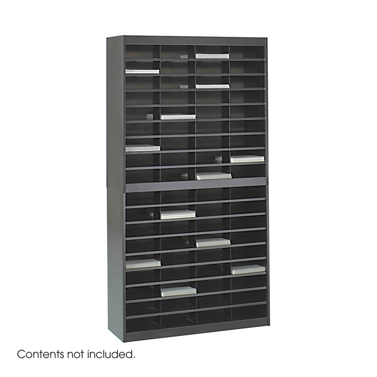 Steel 72 Compartment Letter Size Literature Organizer by Safco Office Furniture