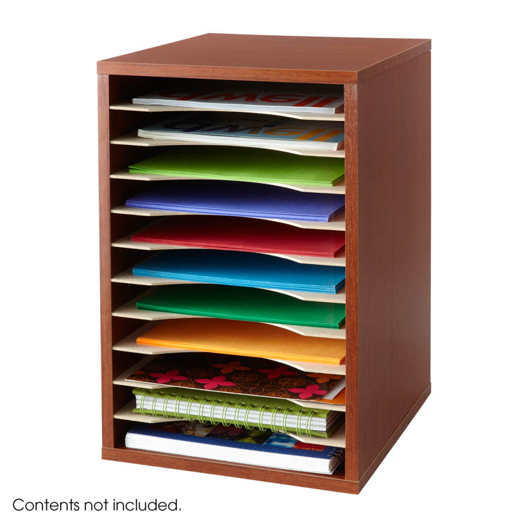 Vertical Desk Top Sorter - 11 Compartment by Safco Office Furniture