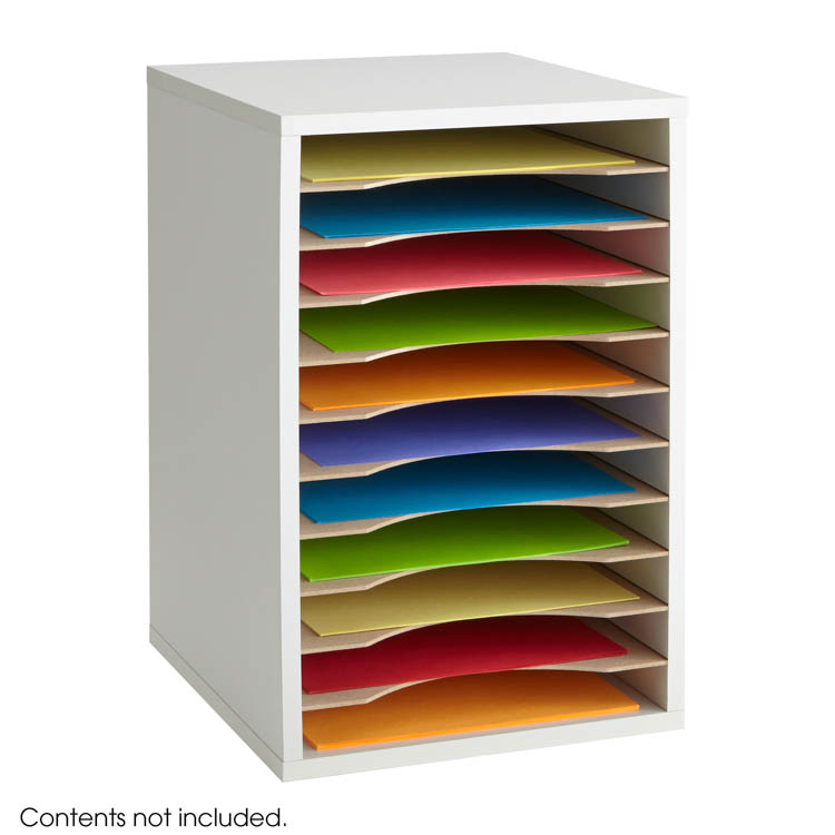 Vertical Desk Top Sorter - 11 Compartment by Safco Office Furniture