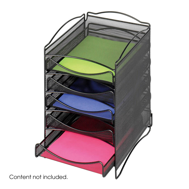 OnyxÃ¢Â„Â¢ 5 Drawer Mesh Literature Organizer by Safco Office Furniture
