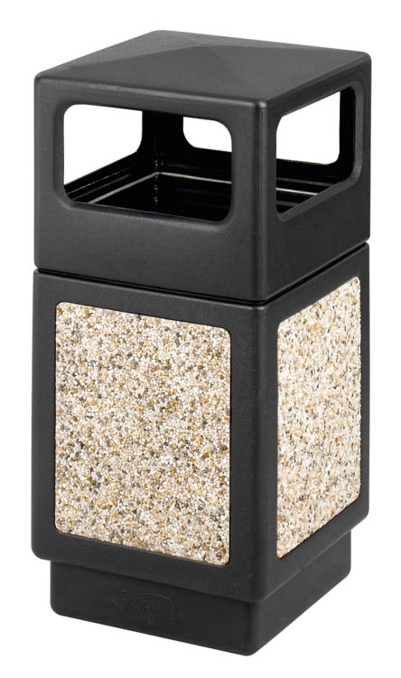 38 Gallon Side Open Waste Receptacle by Safco Office Furniture