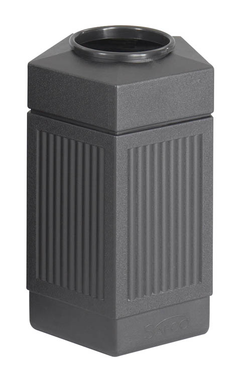 30 Gallon in Door/Outdoor Receptacle by Safco Office Furniture