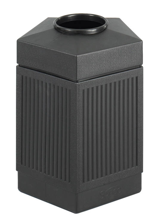 45 Gallon in Door/Outdoor Receptacle by Safco Office Furniture