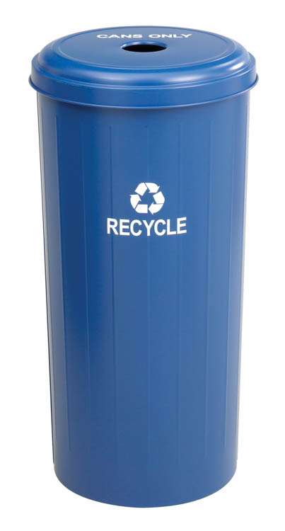 Tall Round Recycling Receptacle by Safco Office Furniture