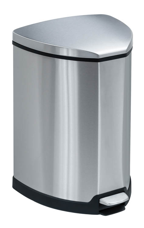 Stainless Step-On 4 Gallon Receptacle by Safco Office Furniture
