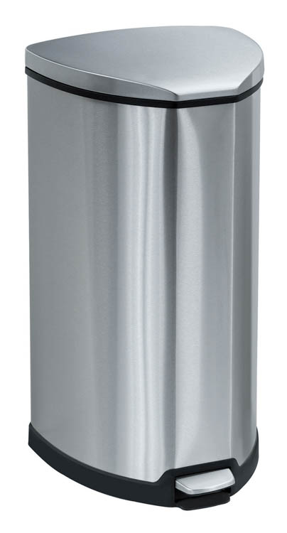 Stainless Step-On 10 Gallon Receptacle by Safco Office Furniture