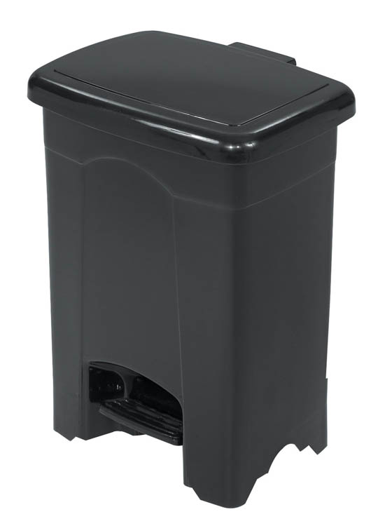 Plastic Step-On Receptacle, 4-Gallon by Safco Office Furniture