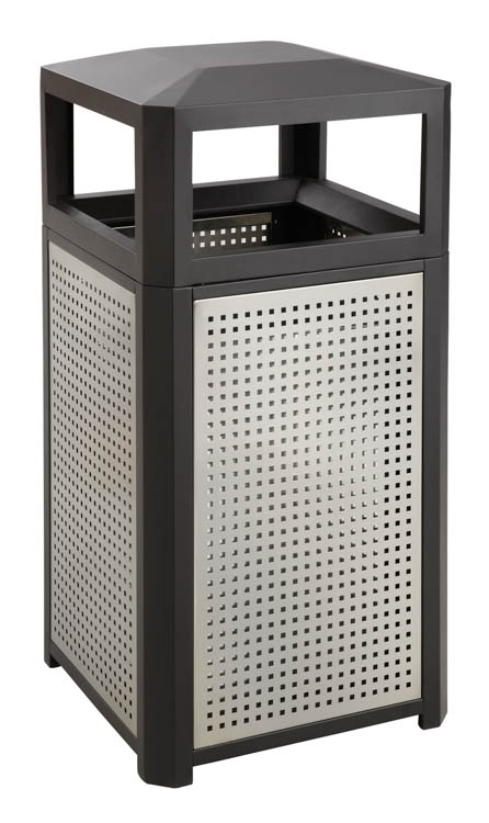 EvosÃ¢Â„Â¢ Series Steel Receptacle, 15 Gallon by Safco Office Furniture