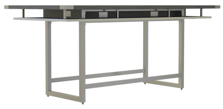 8ft Conference Table, Standing-Height by Safco Office Furniture