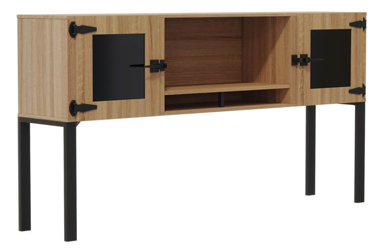 72Ã¢Â€Â� Hutch with Glass Doors by Safco Office Furniture