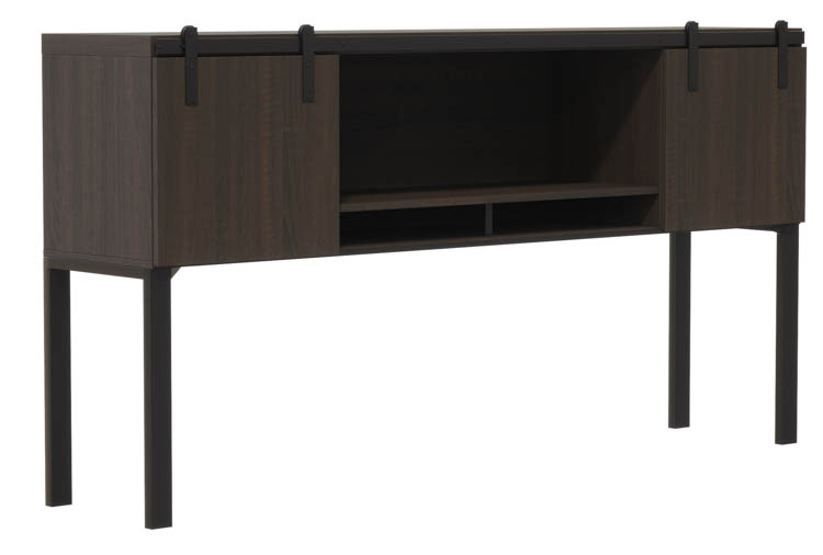 72Ã¢Â€Â� Hutch with Sliding Wood Doors by Safco Office Furniture