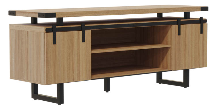 Low Wall Cabinet Wood Doors by Safco Office Furniture