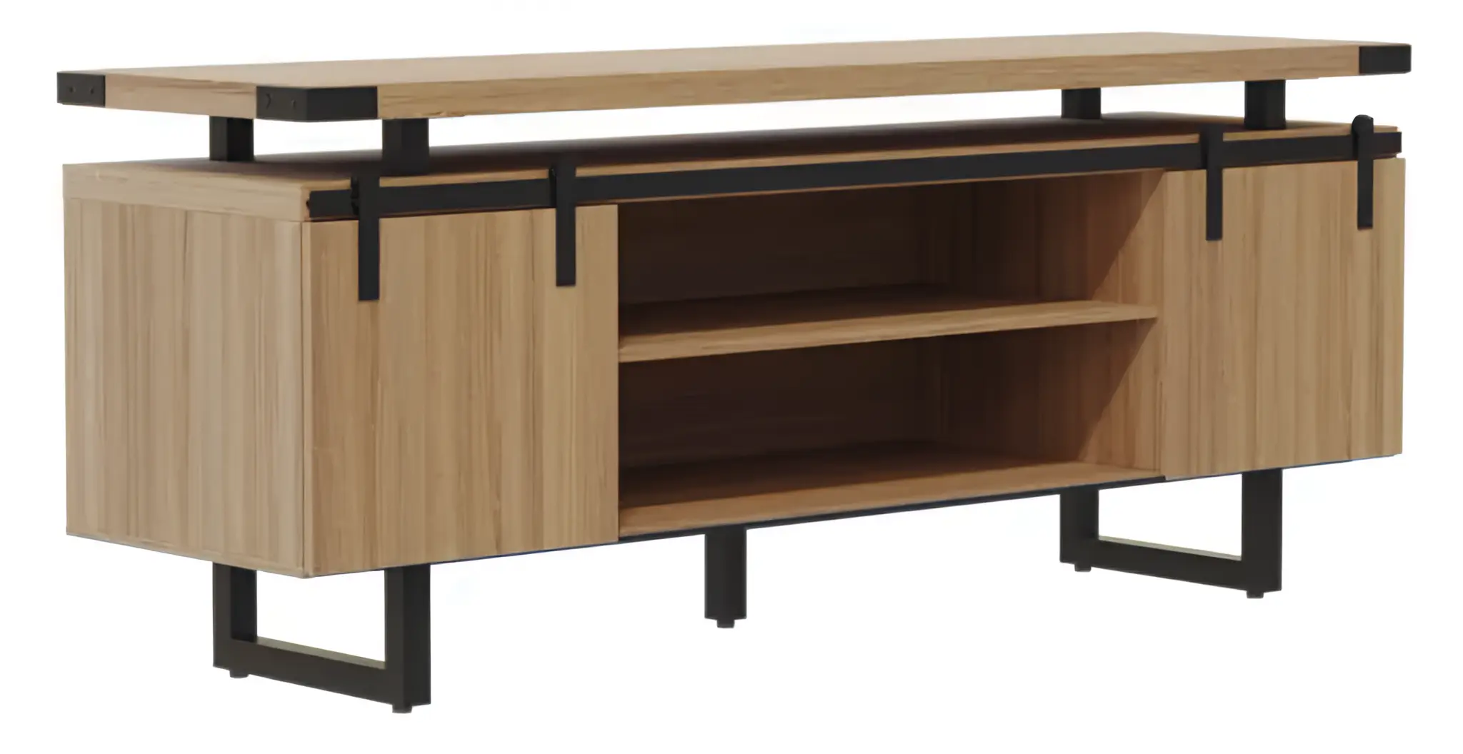 Low Wall Cabinet Wood Doors by Safco Office Furniture