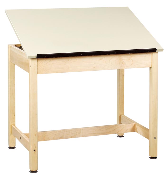 30"H Drafting Table with Adjustable Top by Shain Solutions