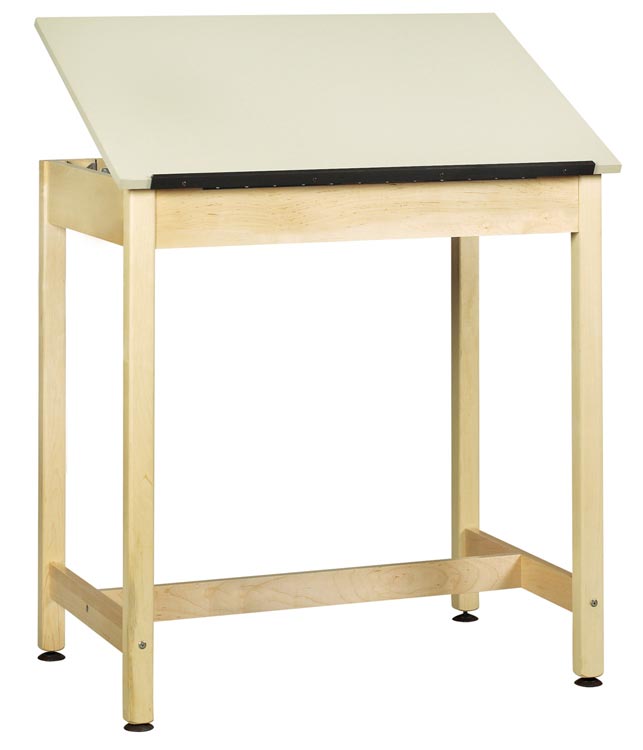 37"H Drafting Table with Adjustable Top by Shain Solutions