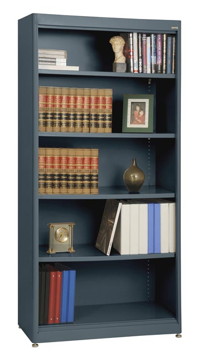 36in W x 18in D x 72in H  Steel Bookcase by Sandusky Lee