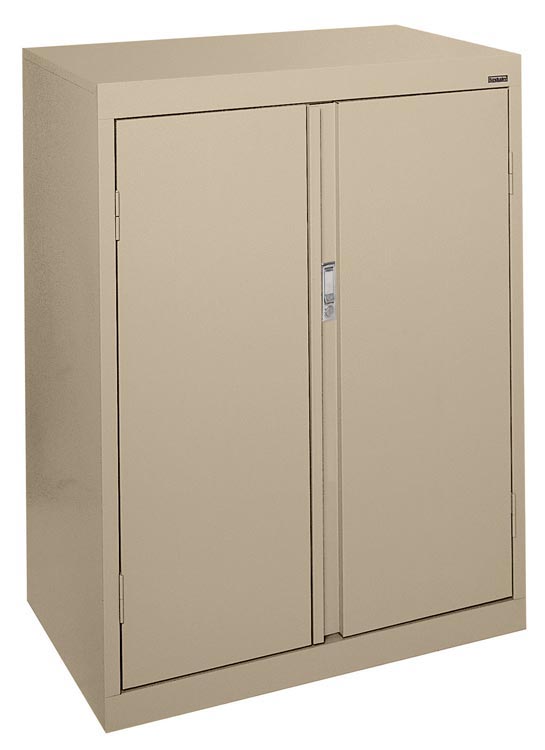 Counter Height Storage Cabinet with File Drawer by Sandusky Lee