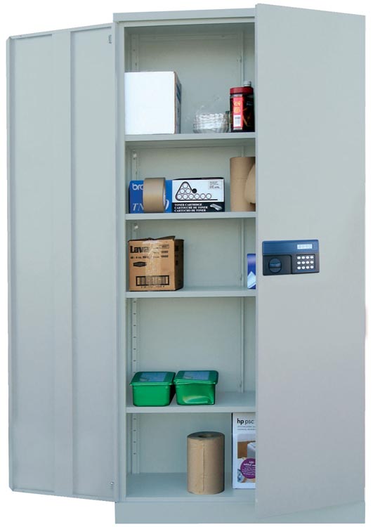 36"W x 18"D x 72"H Snap It Storage Cabinet with Electronic Lock by Sandusky Lee