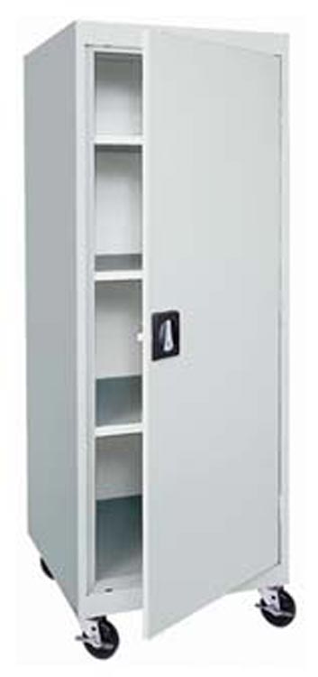 24"W x 24"D x 66"H Transport Mobile Storage Cabinet by Sandusky Lee