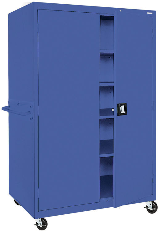 36in W x 24in D x 78in H Mobile Storage Cabinet by Sandusky Lee