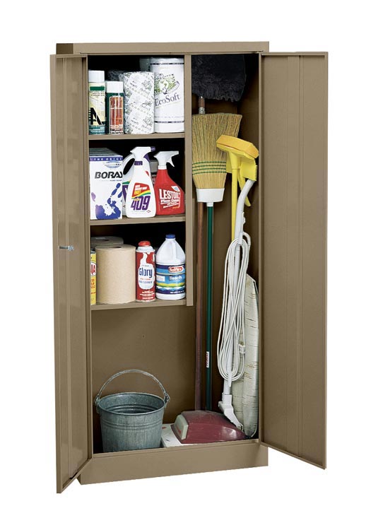 30"W x 15"D x 66"H Janitorial Supply Cabinet by Sandusky Lee
