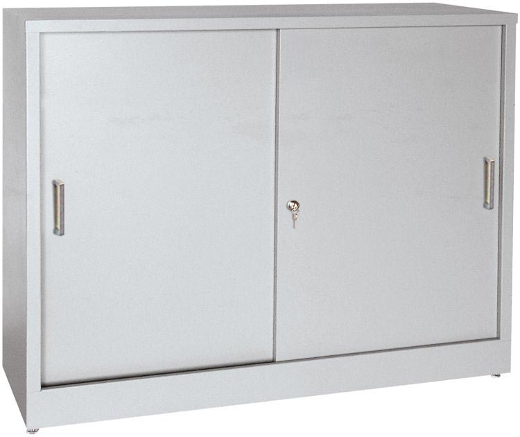 36"W x 18"D x 29"H Sliding Door Storage Cabinet by Sandusky Lee