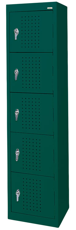 15"W x 18"D x 66"H 5 Tier Storage Locker by Sandusky Lee