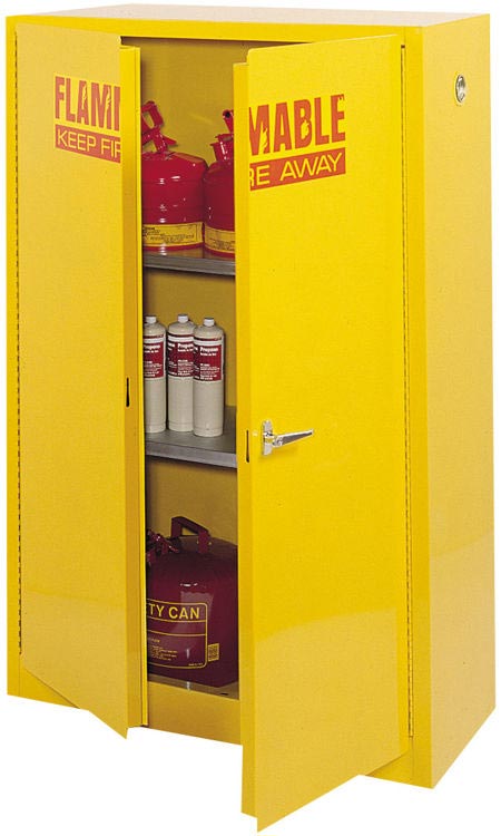 43in W x 18in D x 65in H  Flammable Safety Cabinet by Sandusky Lee