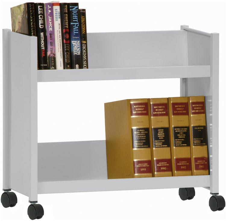 Sloped Shelf Booktruck by Sandusky Lee