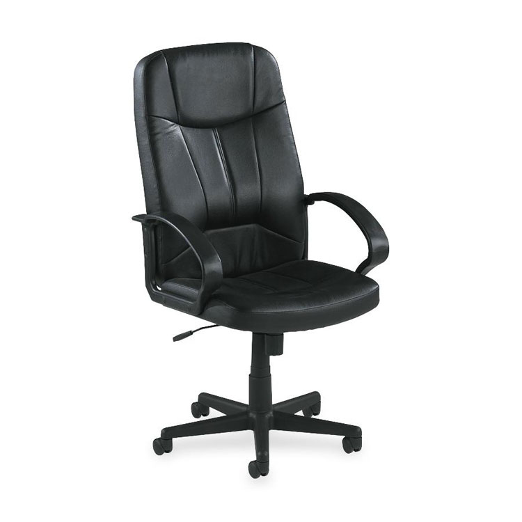 Executive High Back Leather Chair by Lorell