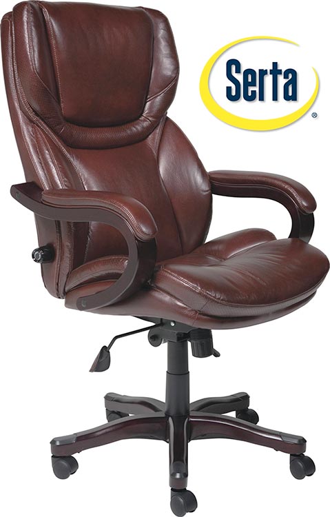 Big and Tall Executive Leather Chair by Serta Seating