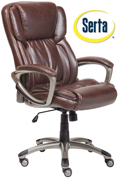 Leather Executive Office Chair by Serta Seating