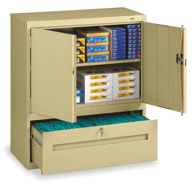 42"H Storage Cabinet with File Drawer by Tennsco