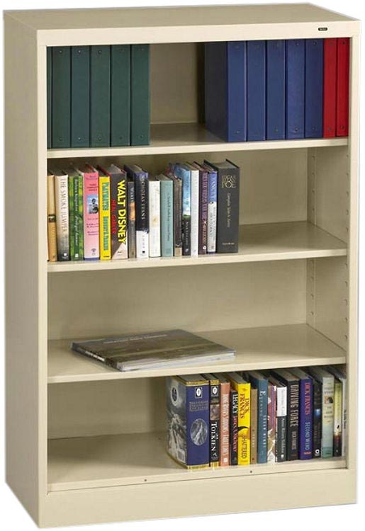 55"H x 18"D Heavy Duty Steel Bookcase by Tennsco