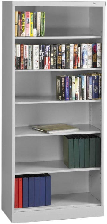 84in H x 18in D Heavy Duty Steel Bookcase by Tennsco