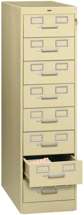 8 Drawer Card File by Tennsco