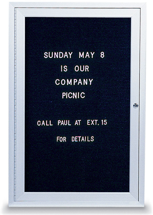 18" x 24" Indoor Enclosed Letterboard by United Visual