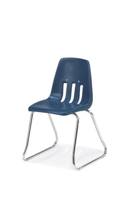 12" Sled Base Stack Chair by Virco