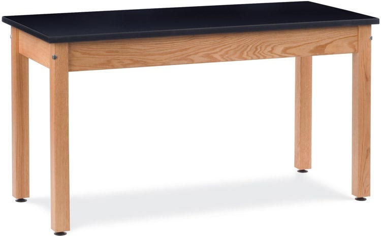 54" x 24" Oak Science Table with Epoxy Resin Top by Virco