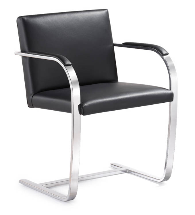 Leather Side Chair by Woodstock