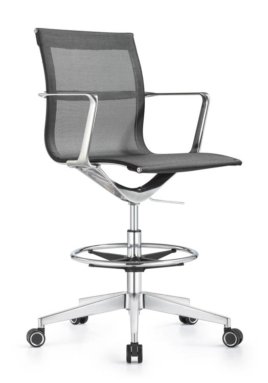 Mesh Swivel Stool by Woodstock