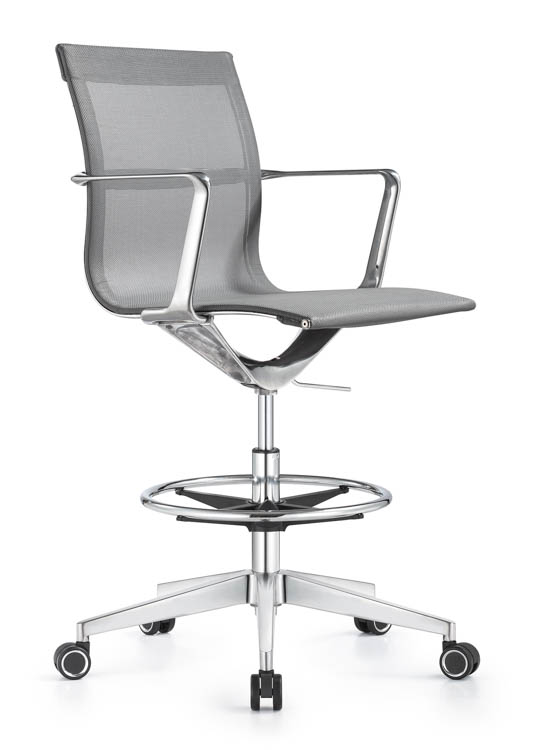 Mesh Swivel Stool by Woodstock