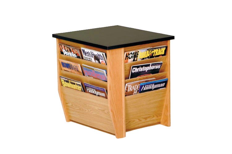 End Table with Magazine Pockets by Wooden Mallet