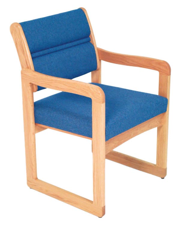 Sled Base Chair with Arms by Wooden Mallet