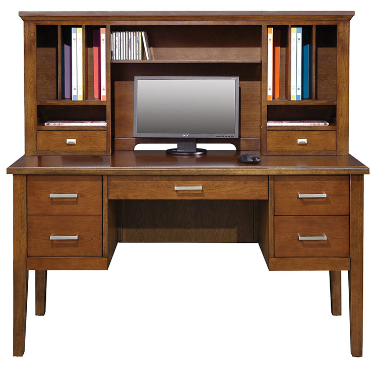 54in W Desk with Hutch by Wilshire Furniture