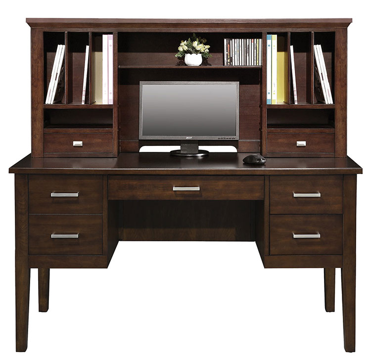 54in W Desk with Hutch by Wilshire Furniture